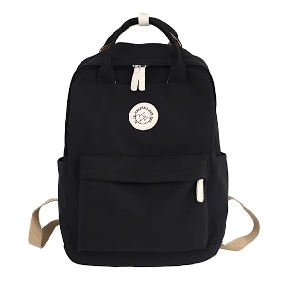 Liikematka koululaukku vedenpitävä koululaukku reppu black