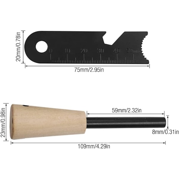 Fire Stone Kit 7 in 1, Selviytymispakkaus - Tulukset Piikivityyppi Selviytymisvalo