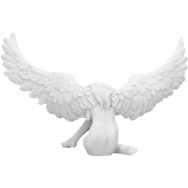 Harpiks religiøs statuette i form af en engel til haven