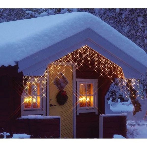 Eri korkuisia jääpuikkoja - 90 LED - 3 metriä - IP44 Lämmin