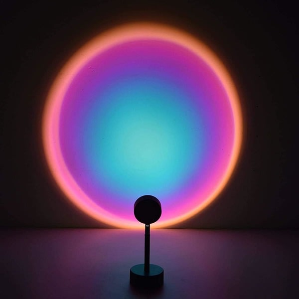 Sjelden perle LED-projektor gulvlampe regnbue iriserende lampe Mo