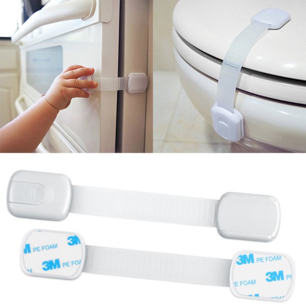6-pakkaus - Lukot / Lastenlukot Oviin - Lasten Turvallisuus - Lapset 140 white