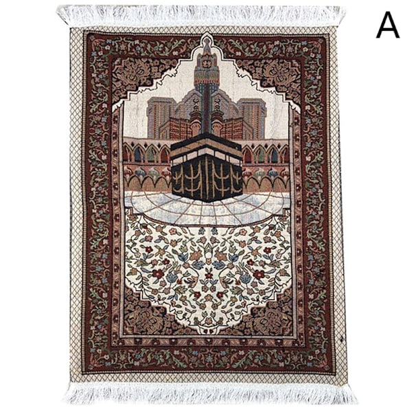 Muslimi rukousmatto islamille punotut matot vintage Eid A A