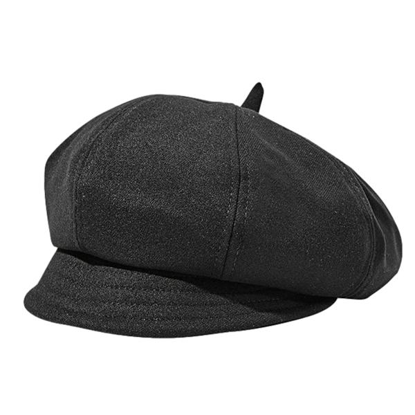 Kvinnors Newsboy Cap Vinter Hattar Baker Boy Hattar Justerbar för damer
