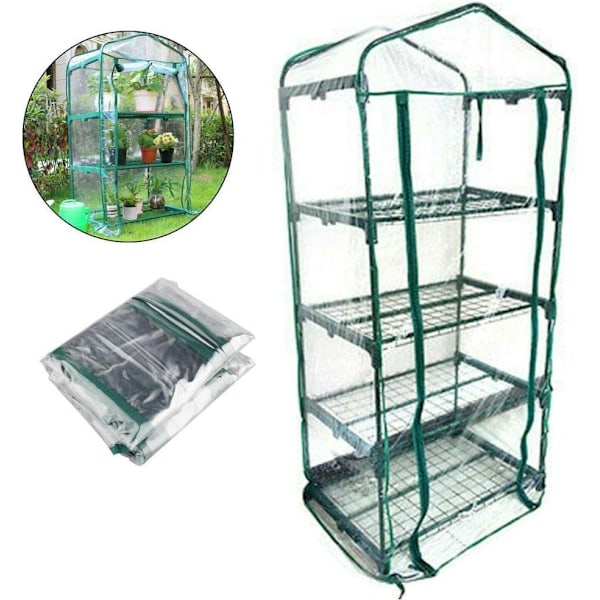 Drivhustelt, Mini lite drivhus for planter, bærbar plantehage