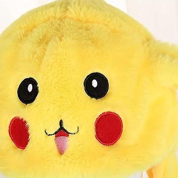 Pikachu Pikachu Pelshue Kaninører Flyttende Hoppende Pelshue Morsom Kanin Plysj Pelshue Pelshue V1