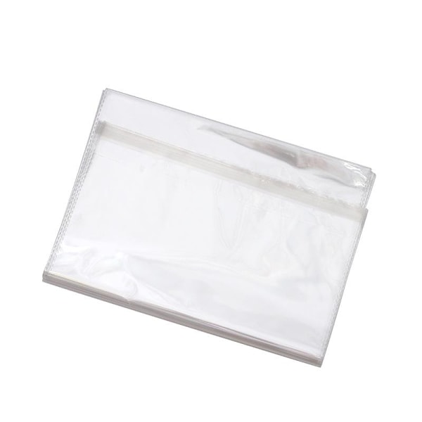 100 kpl - Itseliimautuvat Tuotepusseja 28 x 45 cm - Läpinäkyvä 800 2 Pack