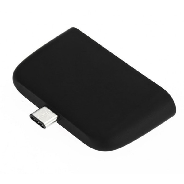 Ny USB3.1 typ-c HUB+TF SD mobiltelefon ype-c otg-kortläsare Svart