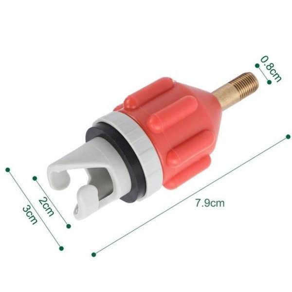 SUP-pumpeadapter til oppustelige både, kompressorluftventil adapter, holdbar og nem at bruge, ideel til hurtig oppustning