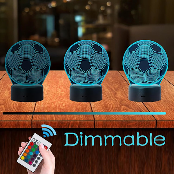 Manchester United F.C. USB 3D Anime Nattlampa Atmosfärisk LED Bordlampa Julgåvor för Fotbollsälskare Dekorativ Lampa för Barn