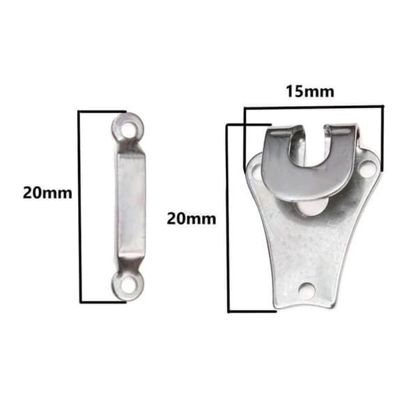 Metallhakar & -stänger för sömnad, kläder, byxor, reparation-FA-