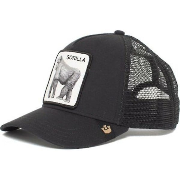 Utsalg Dyr Baseball Cap Solbeskyttelse Mesh Brodert Trucker Hat Gorilla Gorilla