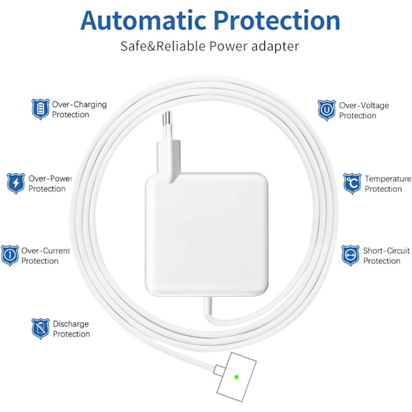 85W MagSafe 2-oplader til Apple Macbook Pro 13\" 15\" 17\"