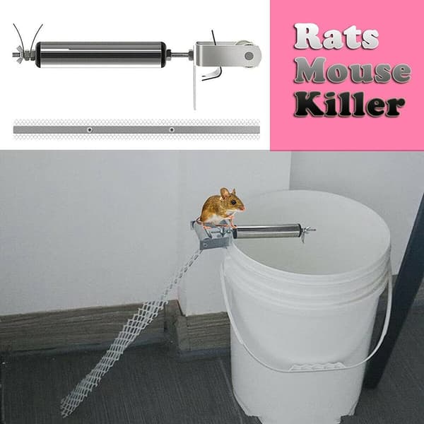 Rottefelle Rottefanger Rulletønne Rottefelle Rull + Skråning Bildefarge 1-XA