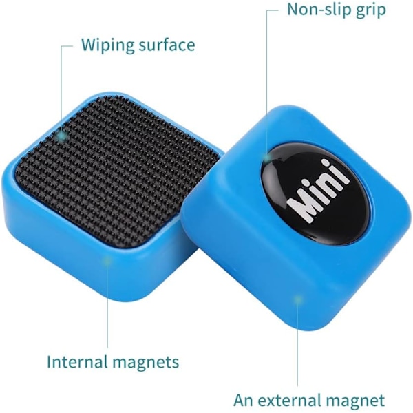 Mini magnetisk algrengörare för rengöring av akvarieglas