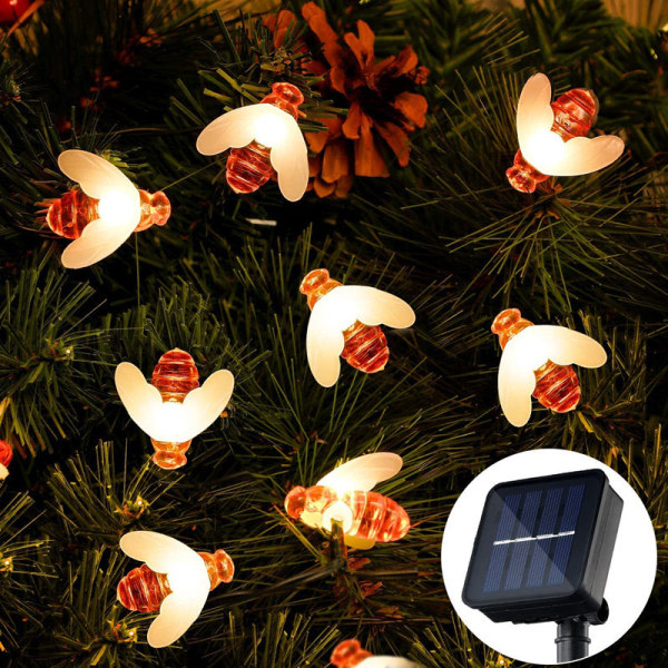 Solcelled LED-lys Armaturer Lille Bi Dyrestil Jul Have