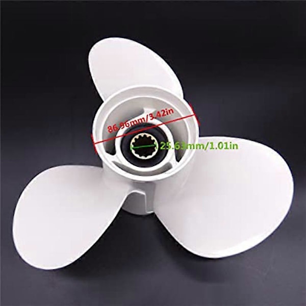 Marin Propeller Båtdelar 40-50HK Utombordsmotor Propeller 11 1/8 X 13-G för Yamaha 40-60HK 69W-45945-00-FA1-