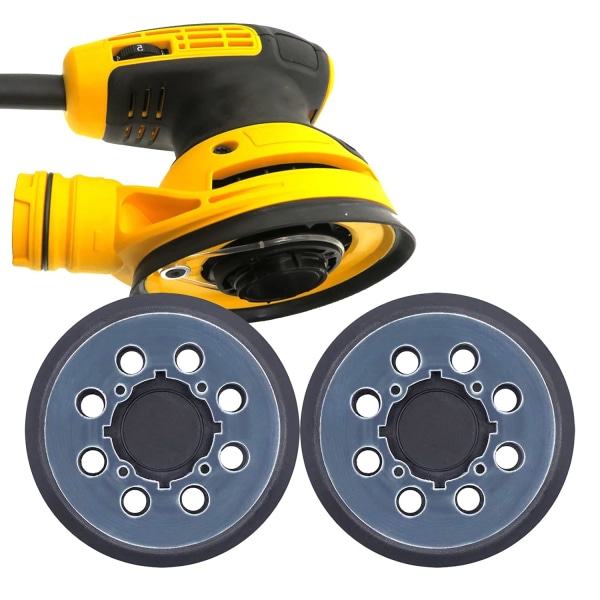 2-pack slipplattor för Dewalt DWE64233 & N329079 5\" 8-håls krok a