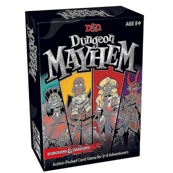 Pöytäkorttipeli Dungeon Mayhem Dungeons Of Chaos Full English Monster Madness Strategiapeli Dungeon Basics