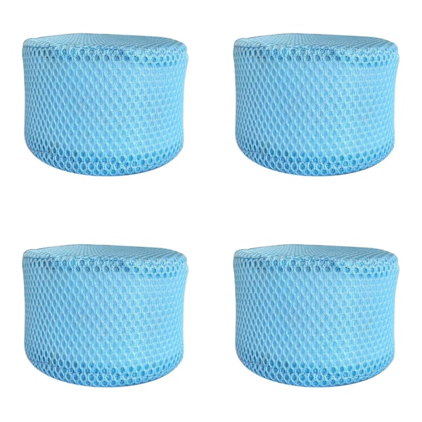 4-pack skyddsnät kompatibla med Mspa Spa-filter, hål i båda ändar-FA-