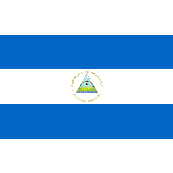 Nicaragua-flagga 100 Nicaragua