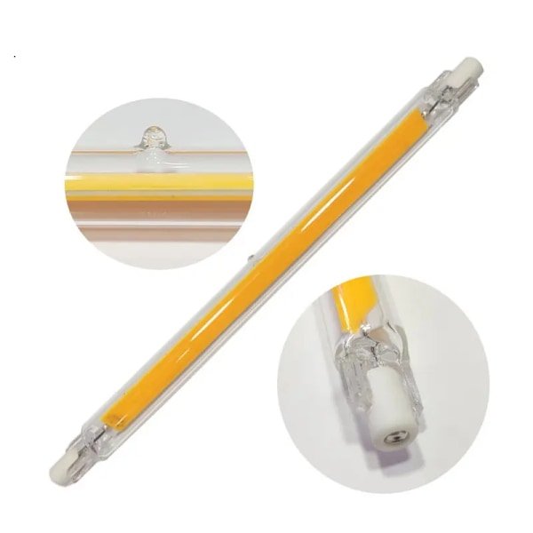 Glasrør COB Pære Dæmpbar LED Lampe 189MM 20W 220V Cool White