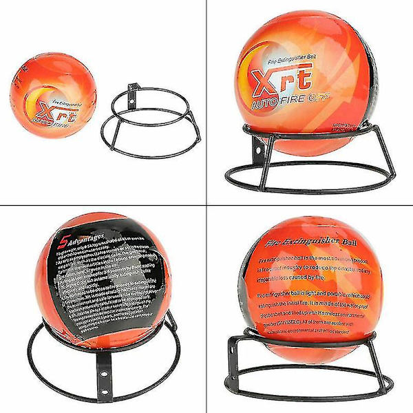 Fireball Automatisk Brandslukker Bold Brandssikkerhedskugler Sikker Giftfri-mxbc