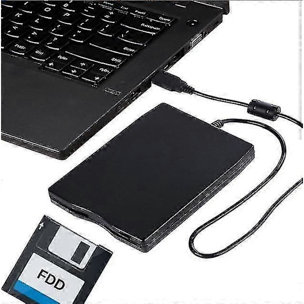 USB Diskettedrev, Ekstern USB Diskettedrev 1.44 Mb Slank Plug And Play FDD Drev Til PC Windows