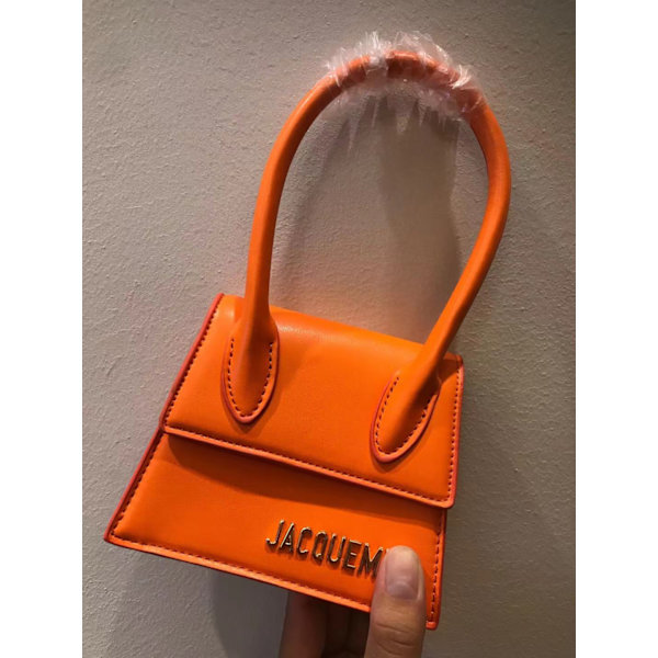 Dam Handväska Axelväska Small Bag Ins Portabel Crossbody-väska Plain orange