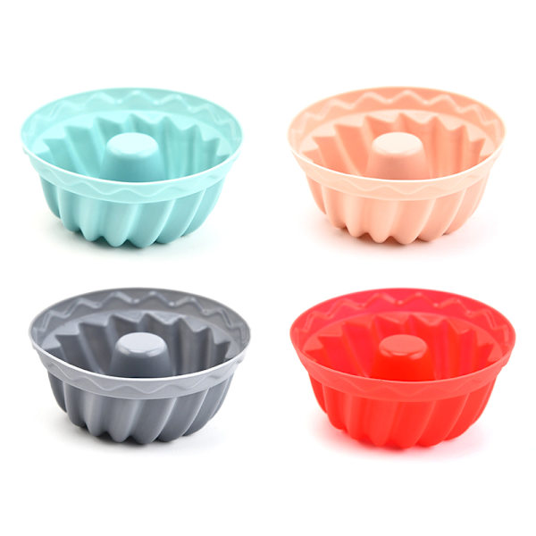 12 kpl Muffin Cup Cake Liner Form DIY Cupcake Cup Silikon Muffi Pink