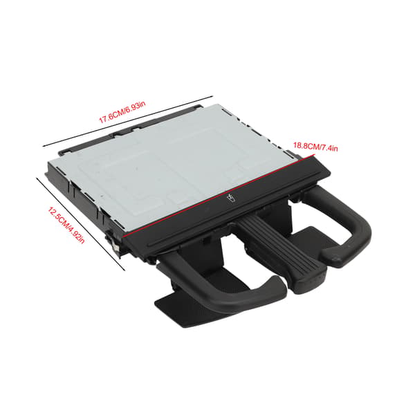 Rear Armrest Cup Holder 8P0885995B Retractable Drink Cup Storage Shelf For A3 A4 A5 A6 Q5 Q7-FA-