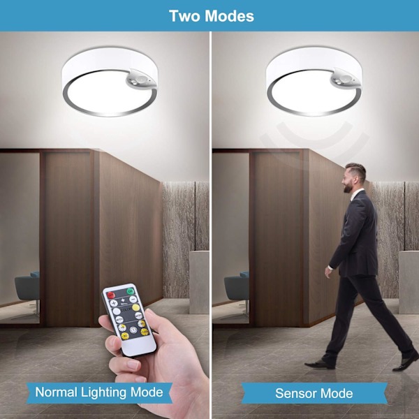 CNA LED bevegelsessensor taklampe batteridrevet I