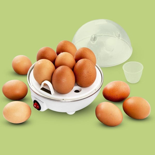 Esperanza - Eggkoker for 7 Egg - Hvit white 409