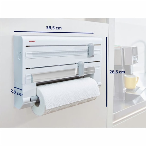 Leifheit Väggmonterad Köksrullehållare Parat Vit 25703 white 1010