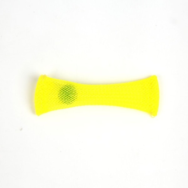 10 kpl Kudottu Mesh-palloja Fidget-lelut KELTAINEN 10 kpl 10 kpl Keltainen Yellow 10Pcs-10Pcs