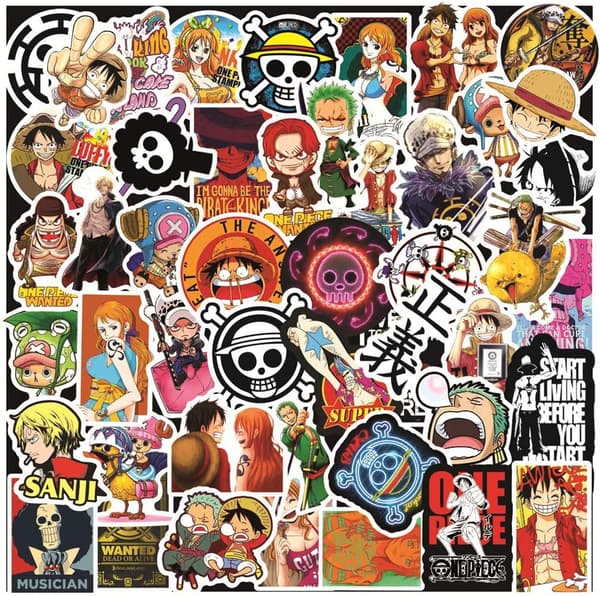 100 One Piece Klistermærker-FA-