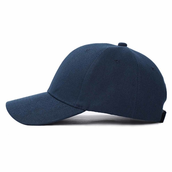 Tumman sininen Lippis Sport Strapback Tarrakiinnitys Sininen Navy sininen blue one size