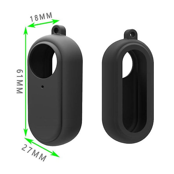 Insta360 GO 2 -kameran iskunkestävä pehmeä suojakotelo Blue