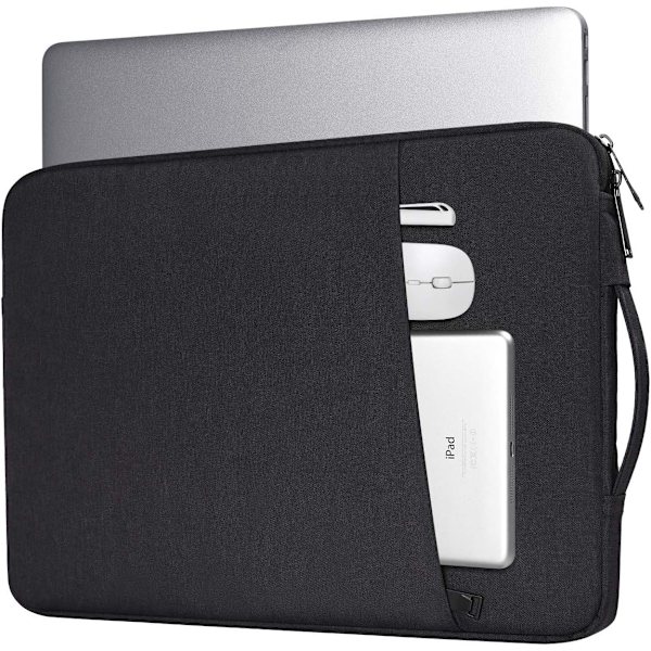 14-tommer etui, til HP 14 bærbar computer/HP Chromebook X360/ EliteBook 840/ Stream 14, Lenovo Yoga C940 C740/ IdeaPad 14 (sort)
