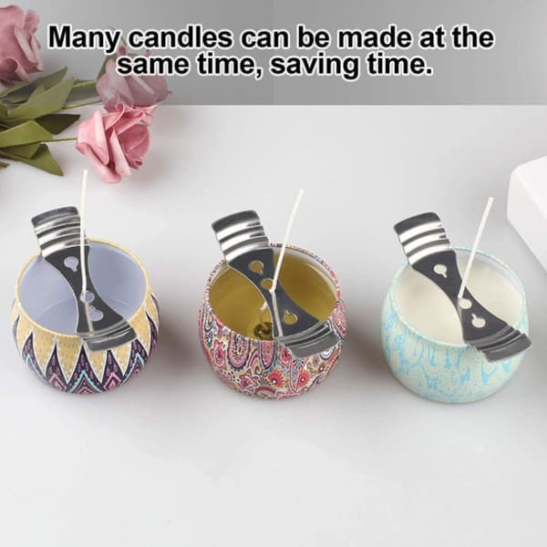 5 stk Metall Lysvekeholdere Sentrering Enhet DIY