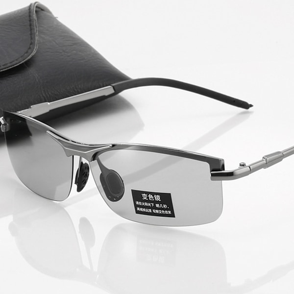 Fotokromaattiset aurinkolasit miehille Ultralight Eyewe gun frame day and night