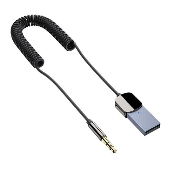 Bluetooth-yhteensopiva vastaanotin, korkearesoluutioinen langaton ääni, BT 5.0 -sovitin, USB 3,5 mm AUX autoon/kotistereoihin