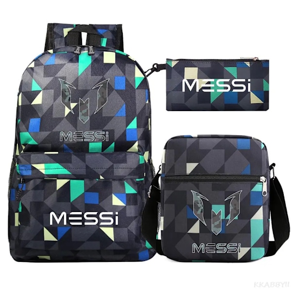 Fotboll Messi Ryggsäck 3-delad picture color
