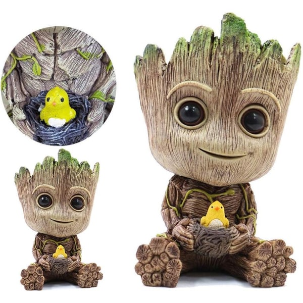 Kukkaistutusruukku, Baby Groot Bird-Nest -malli Mehikasviistutusruukku