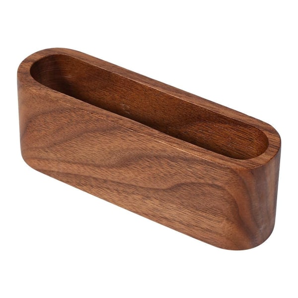 Creative Wooden Business Card Holder? Stand Desktop Countertop