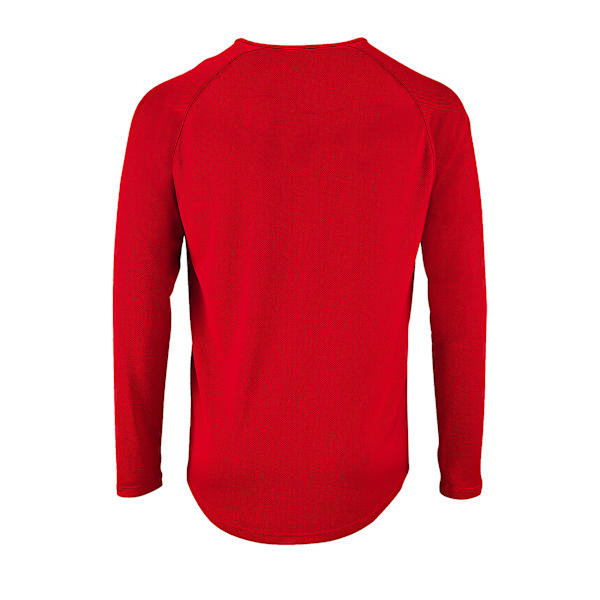 SOLS Sporty Långärmad Funktionströja L Röd Red L