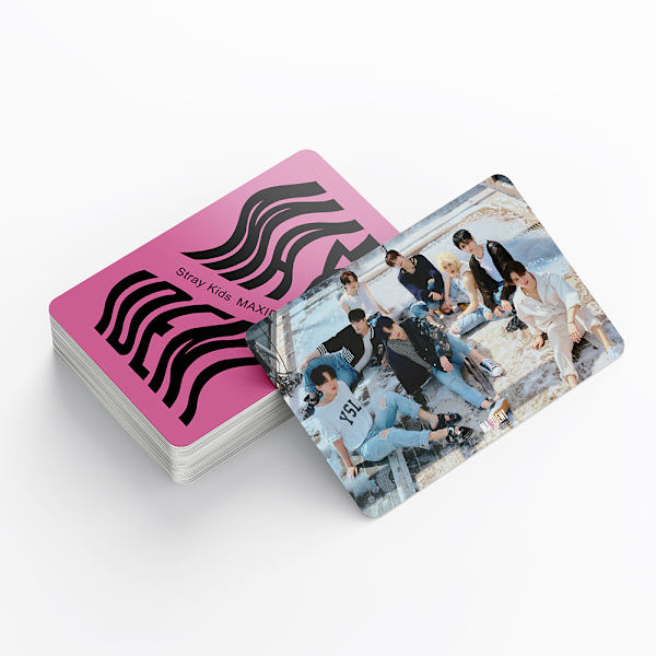 55 KORT SKIDS LOMO KPOP STRAY KIDS MAXl-FA3- SK MAXIDENT LOMO