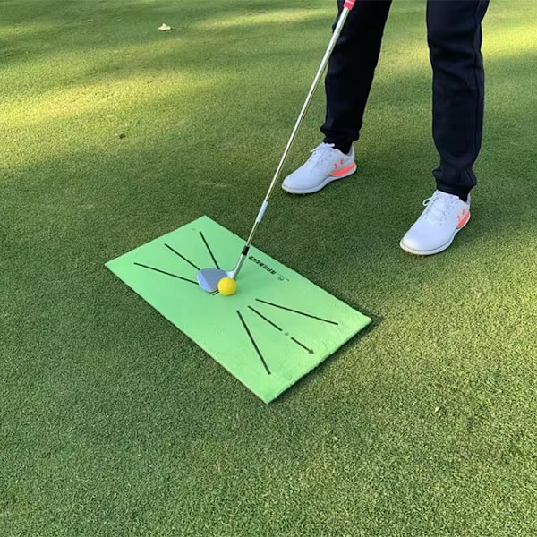 Golfmatto osuman indikaattorilla green
