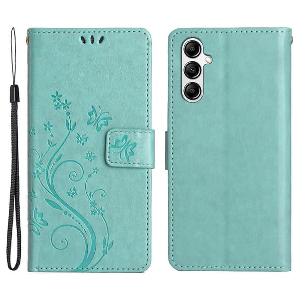 Til Samsung Galaxy A56 5G Etui PU Læder Pung Etui med Rem Multicolor-FA- Multicolor Style E