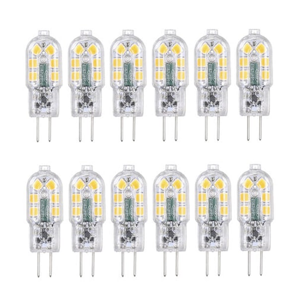 Tomshine G4 LED-lampor 12-pack varmvit